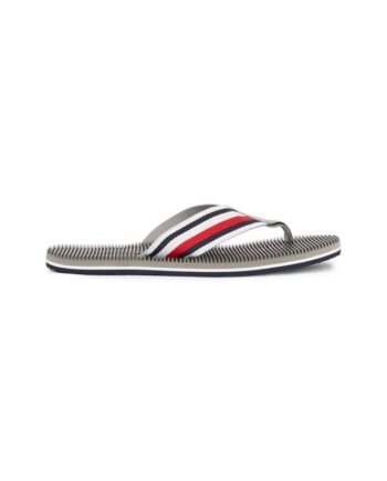 Grå Massage Footbed Oly Beach Sandal - Tommy Hilfiger Sandaler  - 8720646933235