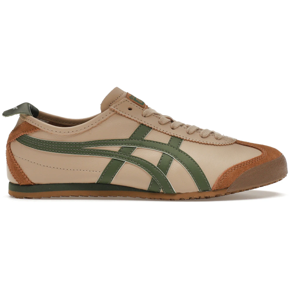 Grøn Onitsuka Tiger Mexico Beige Grass Green - Onitsuka Sneakers  - 4550456498679