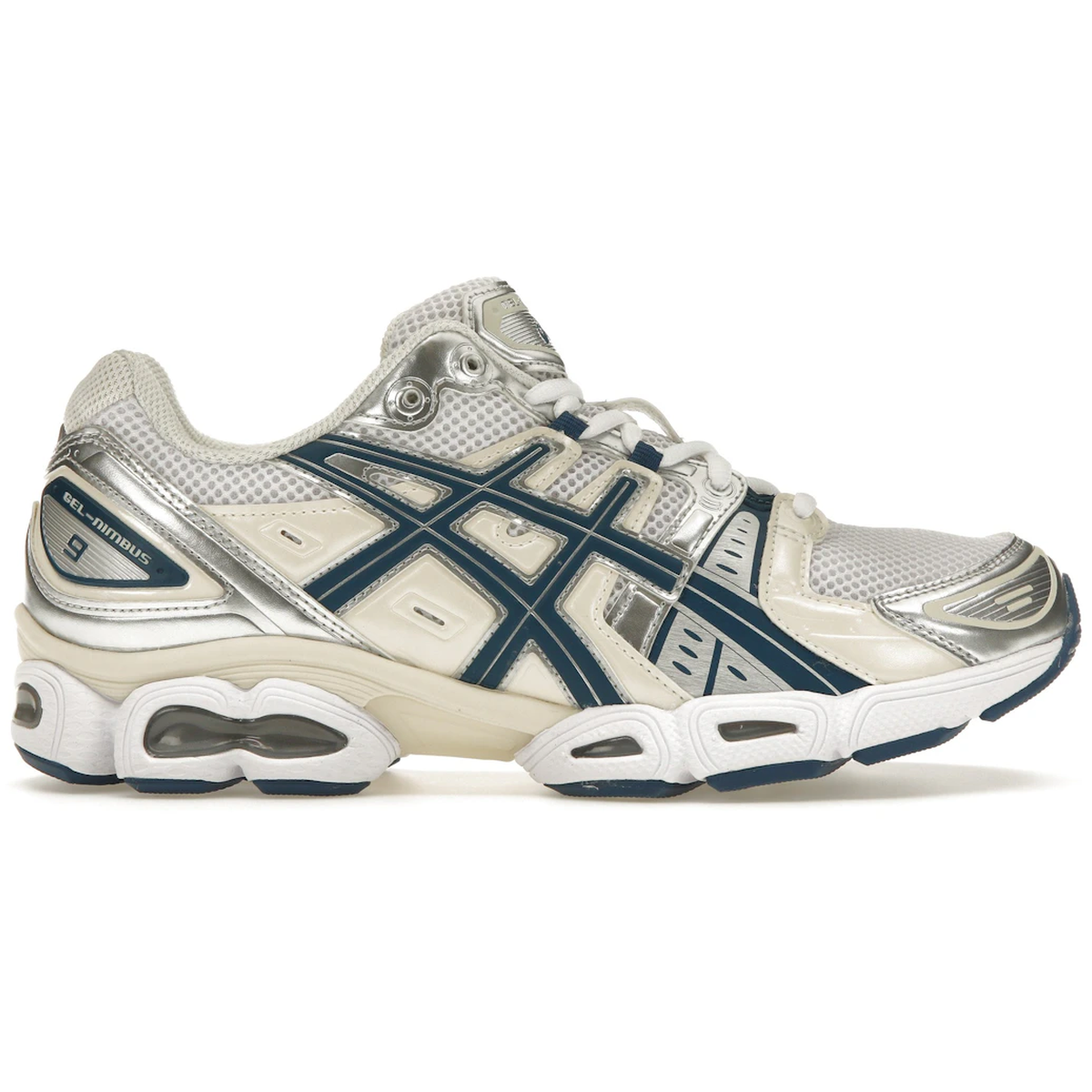 Hvid Asics Gel Nimbus White Light Indigo - Asics Sneakers