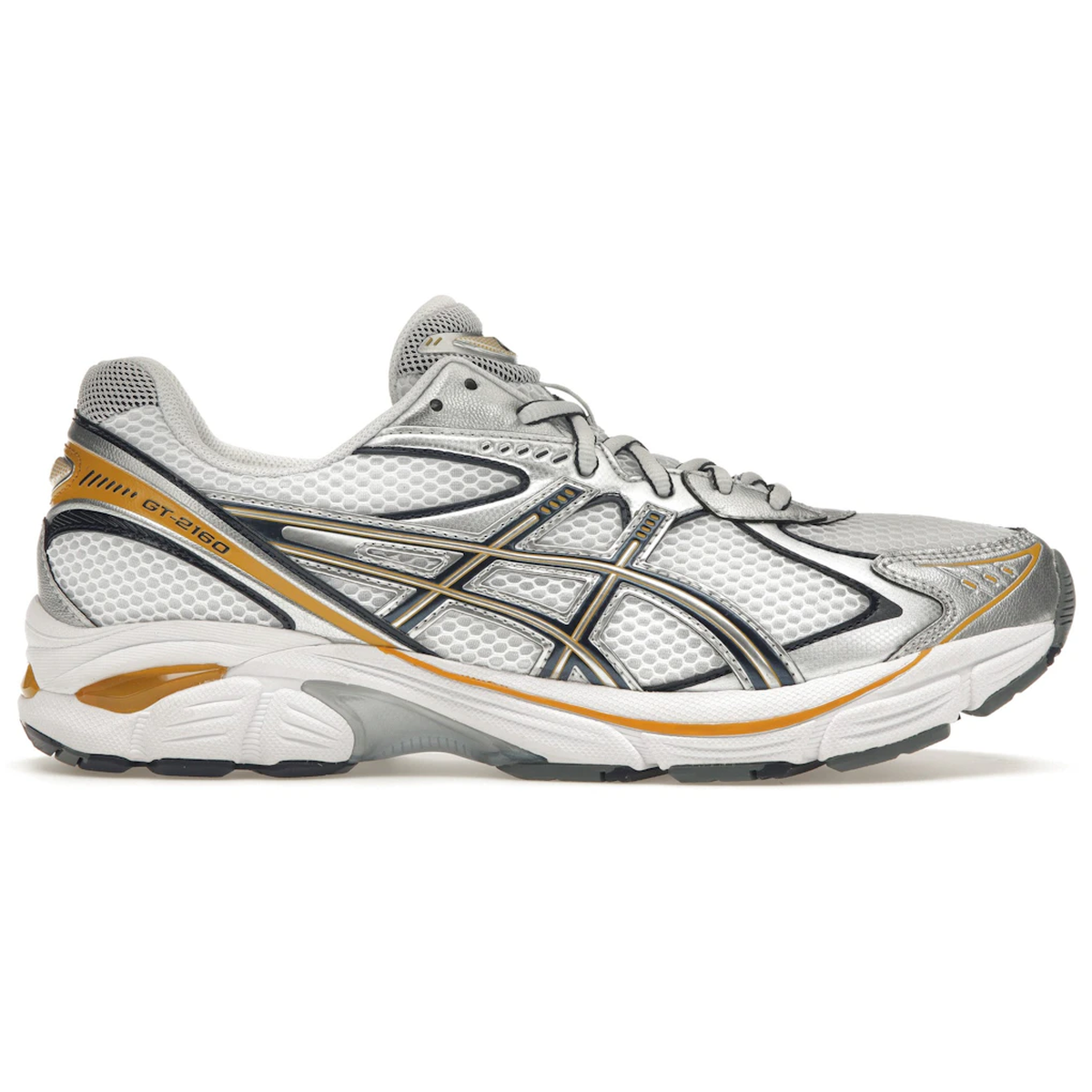 Hvid Asics 2160 White Pure Silver Gold - Asics Sneakers  - 4550456808027
