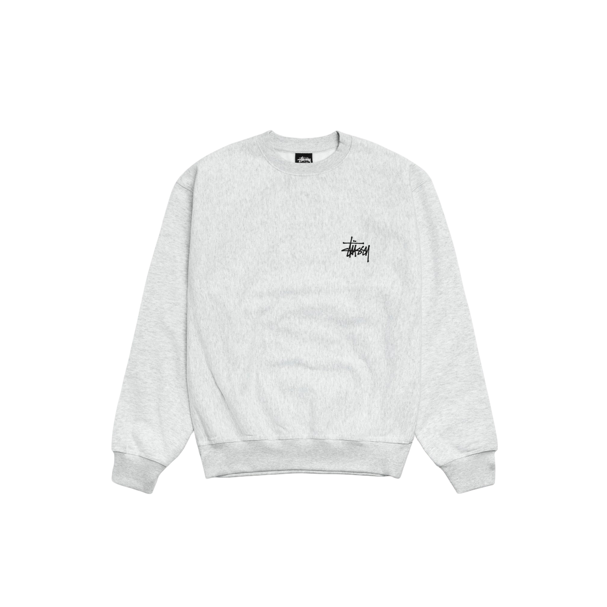 Stussy Basic Crew Ash Heather - Stussy Sneakers