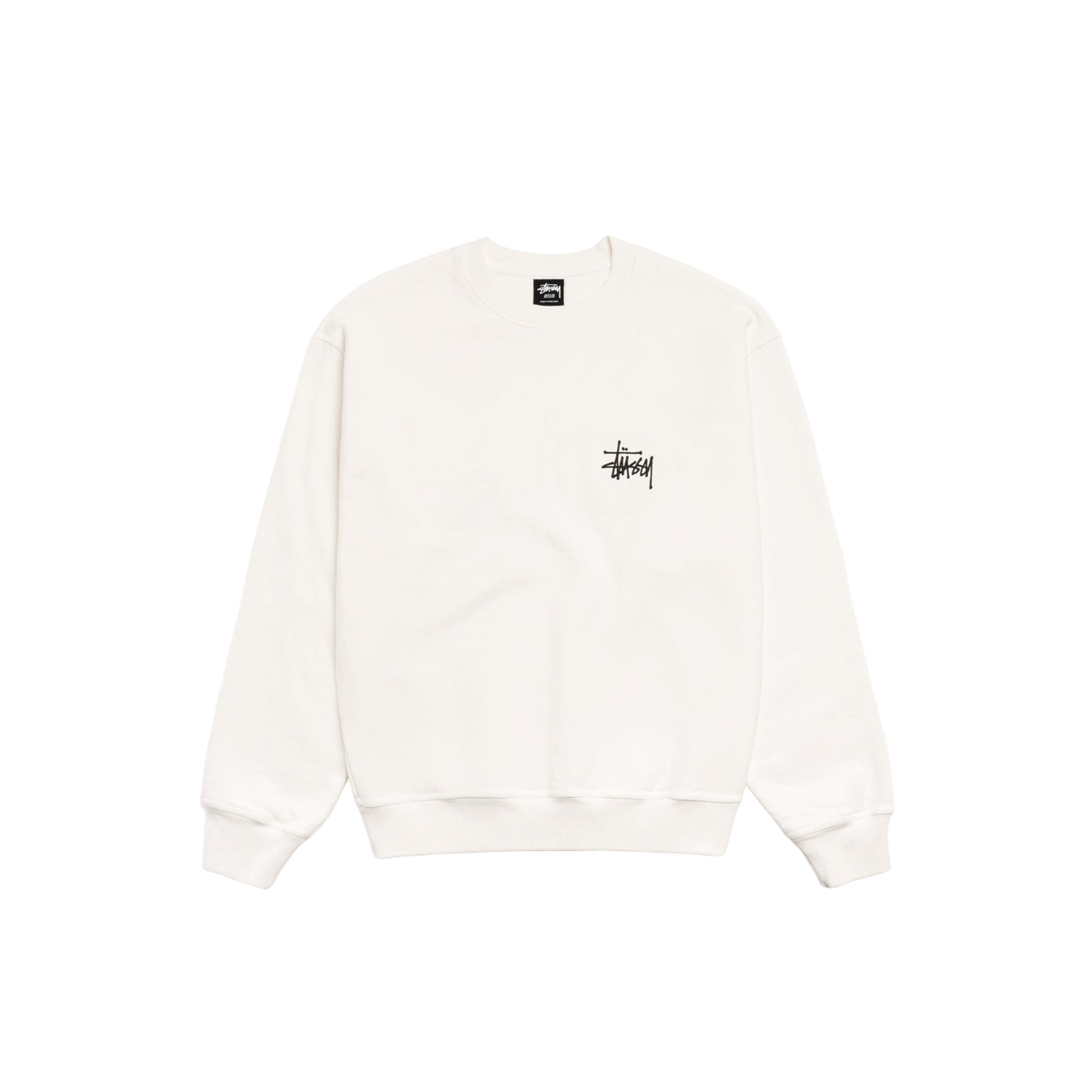 Stussy Basic Crew Pigment Dyed Natural - Stussy Sneakers