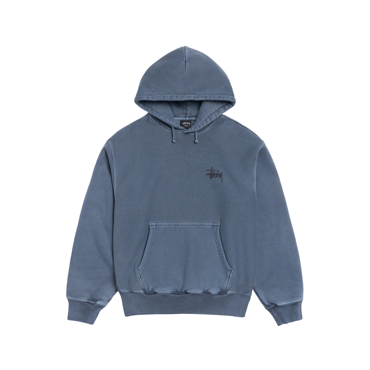 Stussy Smooth Stock Pigment Dyed Hoodie Navy - Stussy Sneakers