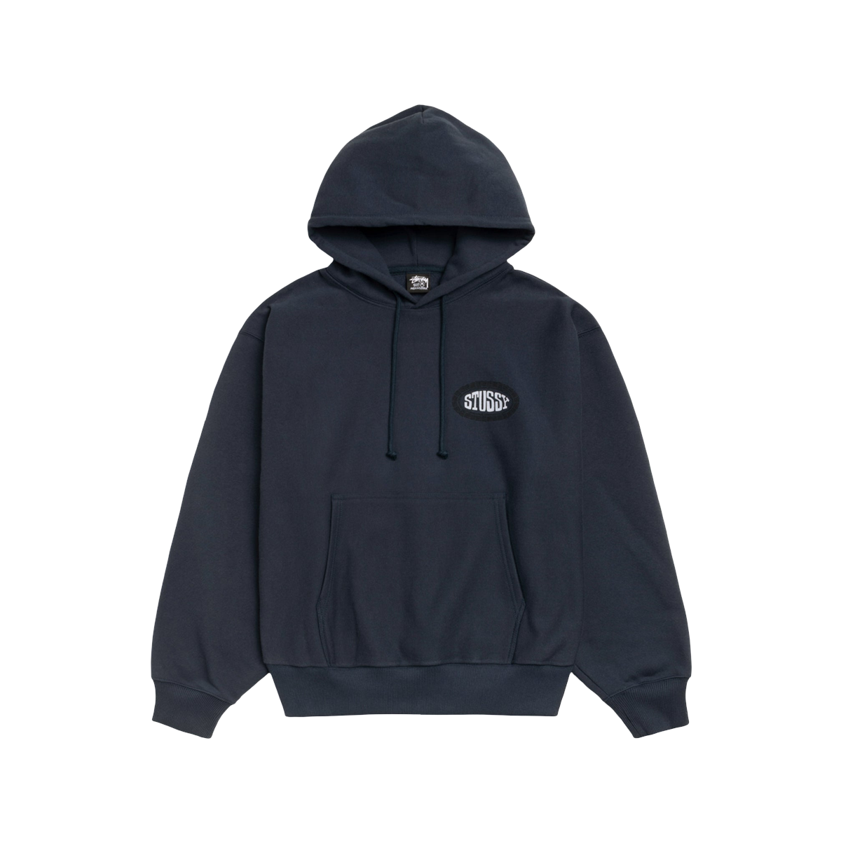 Stussy Tile Oval Hoodie Navy - Stussy Sneakers