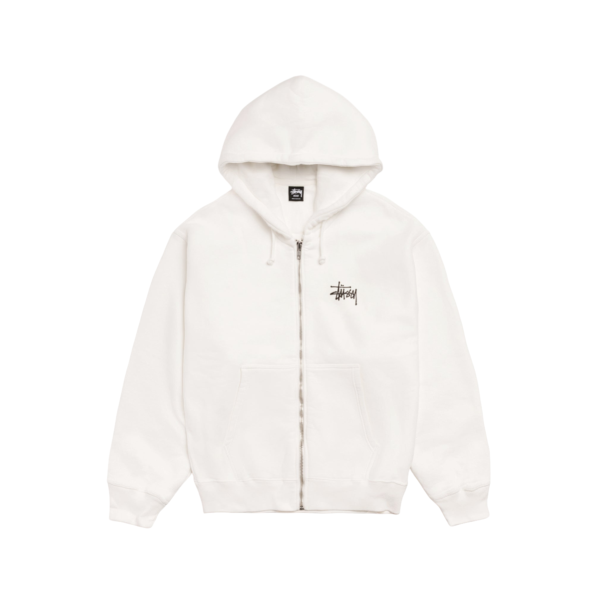 Stussy Basic Zip Hoodie Pigment Dyed Natural - Stussy Sneakers