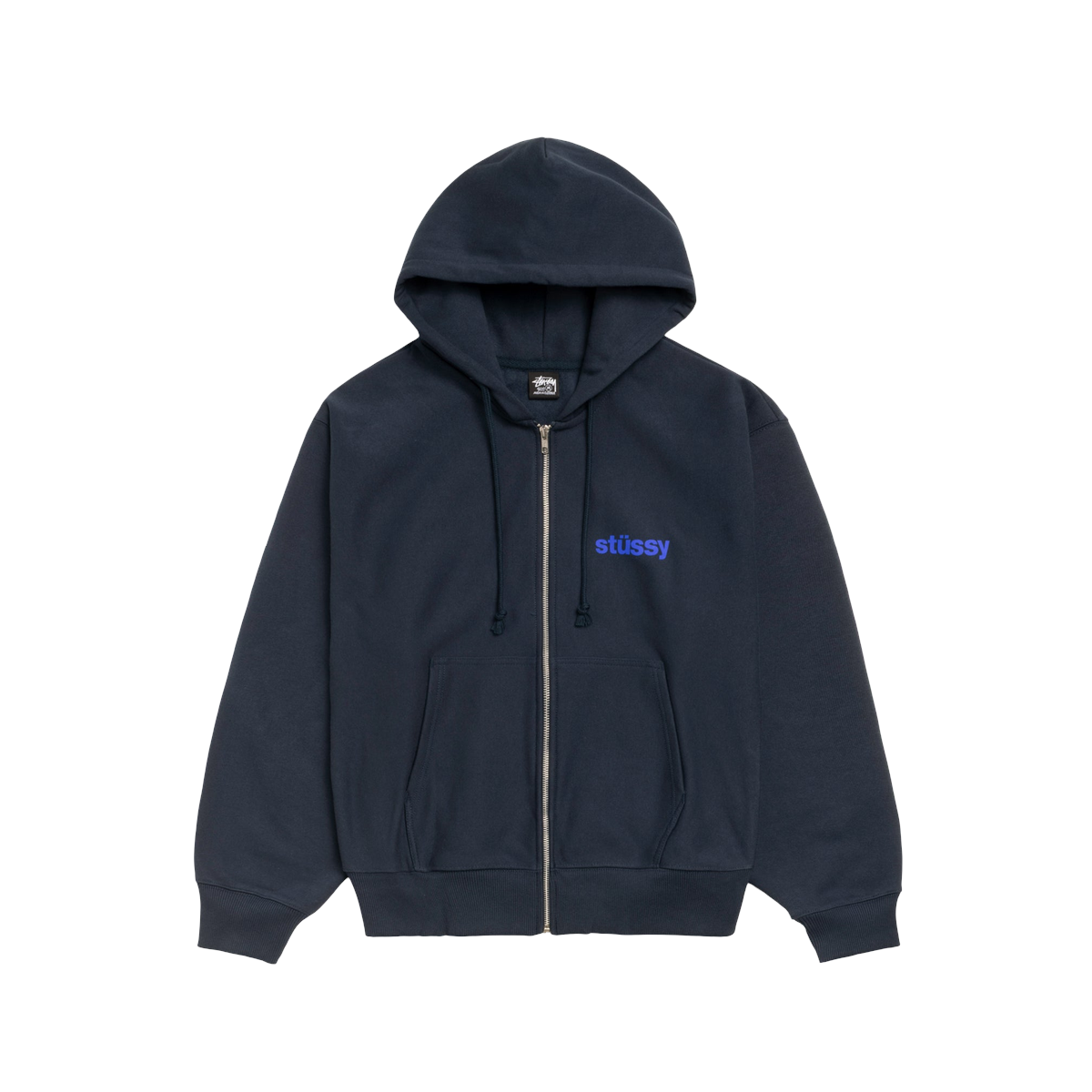 Stussy Built Tough Zip Hoodie Navy - Stussy Sneakers