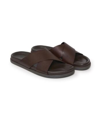Brun Masandy Leather Sandal - Matinique Sandaler  - 5715171899791