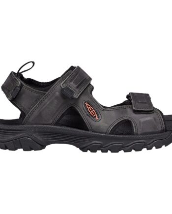 Sort Keen Mens Targhee Iii Open Toe Sandal Grå Grey Black - Keen Sandaler  - 191190487891