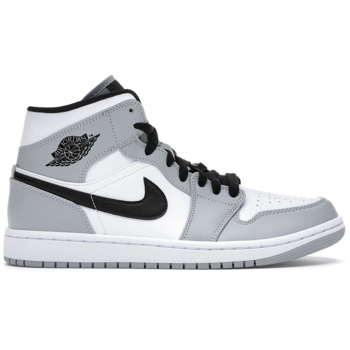Air Jordan Mid Light Smoke Grey - Air Sneakers  - 091205160828