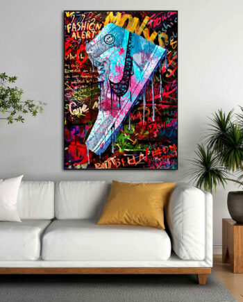 Favorit Sneakers Plakat Lærred - Just Karikatur Sneakers