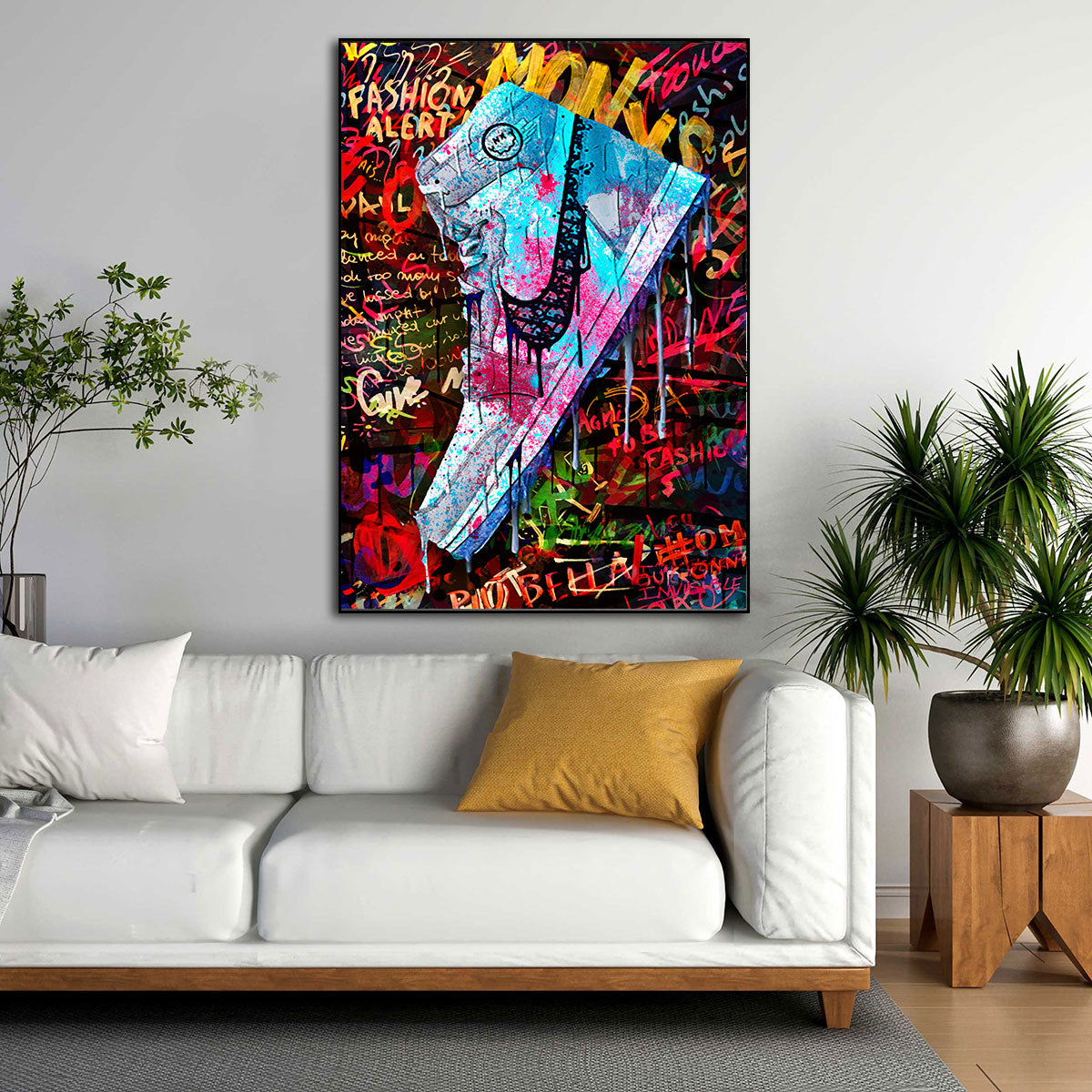 Favorit Sneakers Plakat Lærred - Just Karikatur Sneakers