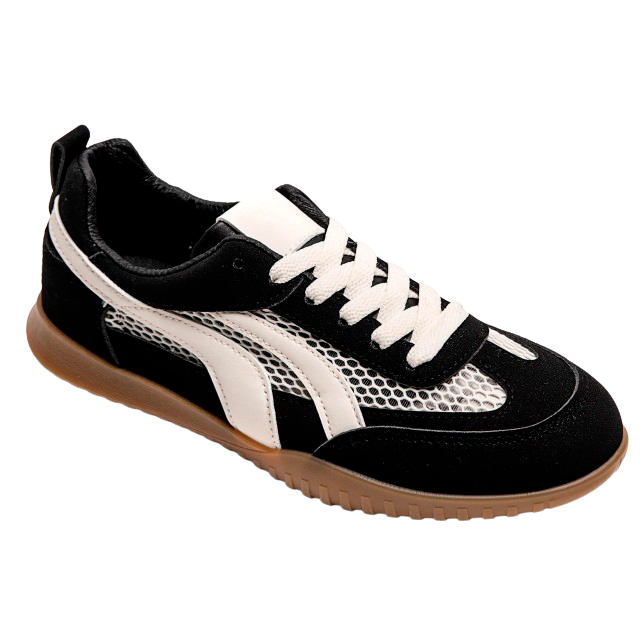 Sort Ideal Shoes Dame Sneakers Black - Ideal Shoes Sneakers  - 5714990201303