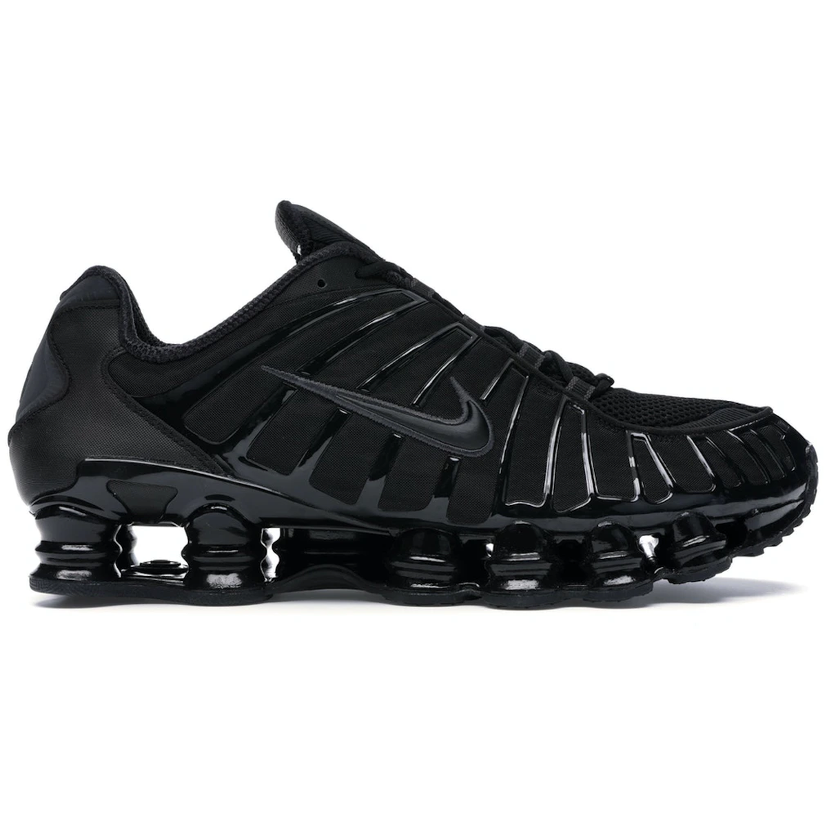 Sort Nike Shox Black Metallic Hematite - Nike Sneakers