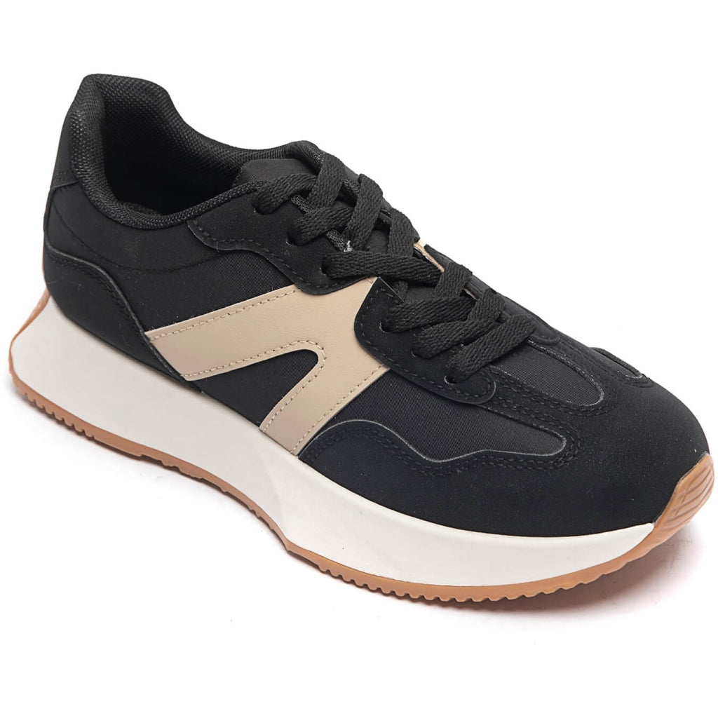 Sort Annick Dame Sneakers 8917 Black - Shoes Sneakers - 5715406739236
