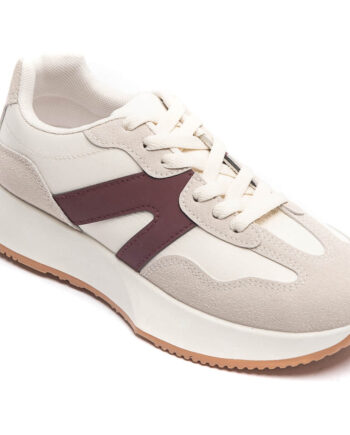 Annick Dame Sneakers 8917 Wine - Shoes Sneakers  - 5715406739472