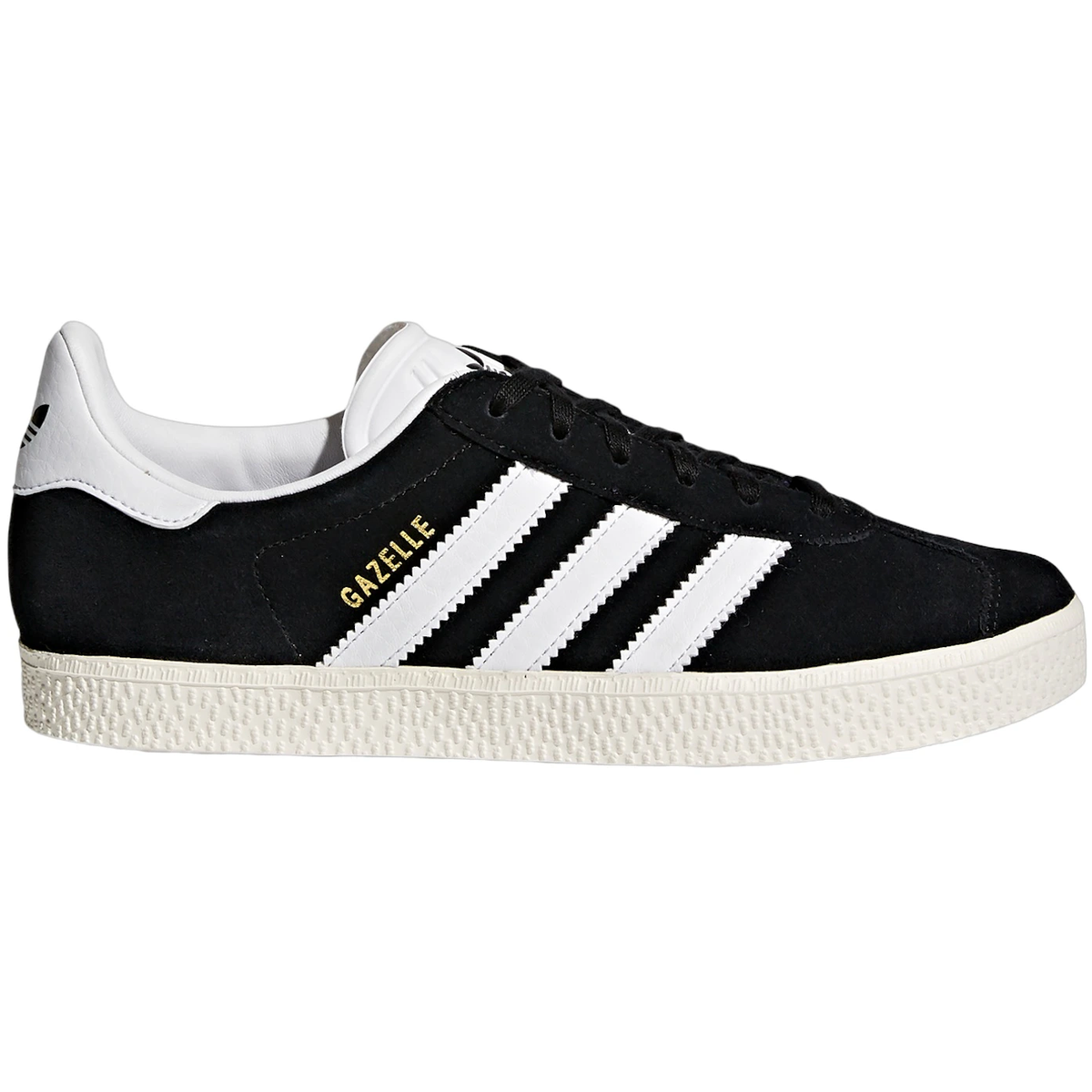 Sort Adidas Gazelle Core Black Cloud White Gold Metallic - Adidas Sneakers - 4057284000000