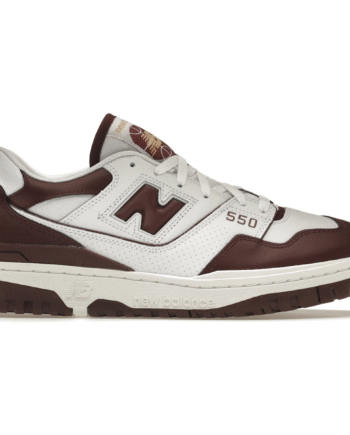 Hvid New Balance 550 White Burgundy - New Sneakers  - 196071177236
