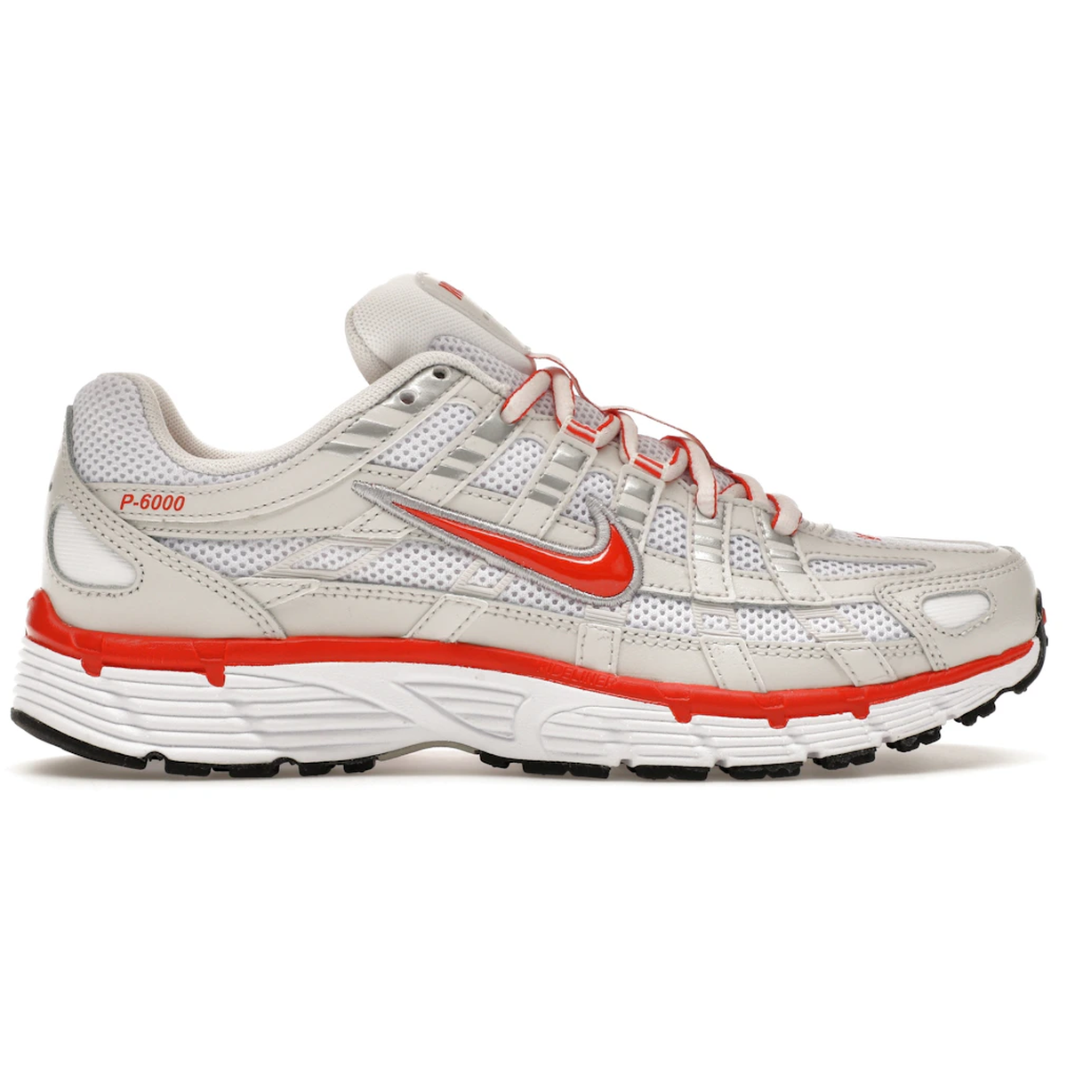 Sort Nike 6000 White Platinum Tint Black Picante Red - Nike Sneakers - 197862716979