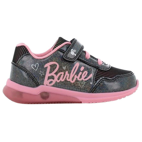 Pink Barbie Blinklys Pige Sneakers Blink Sort - Nn Sneakers  - 5757151069619