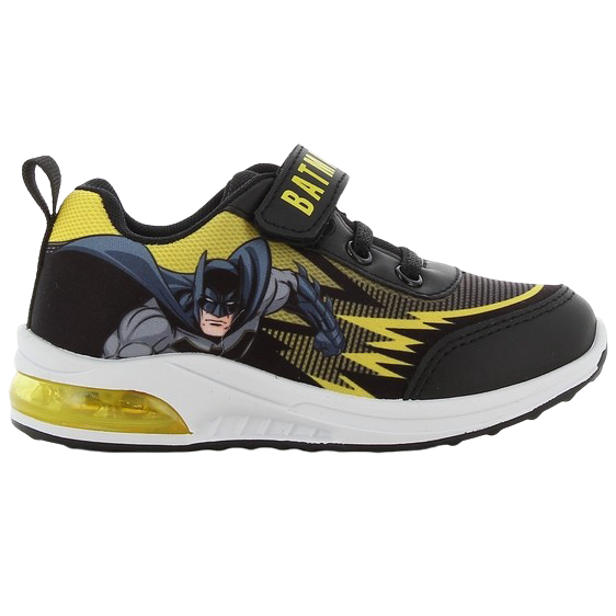 Sort/gul Batman Drenge Sneakers Blink Sort Gul - Nn Sneakers  - 5757151040823