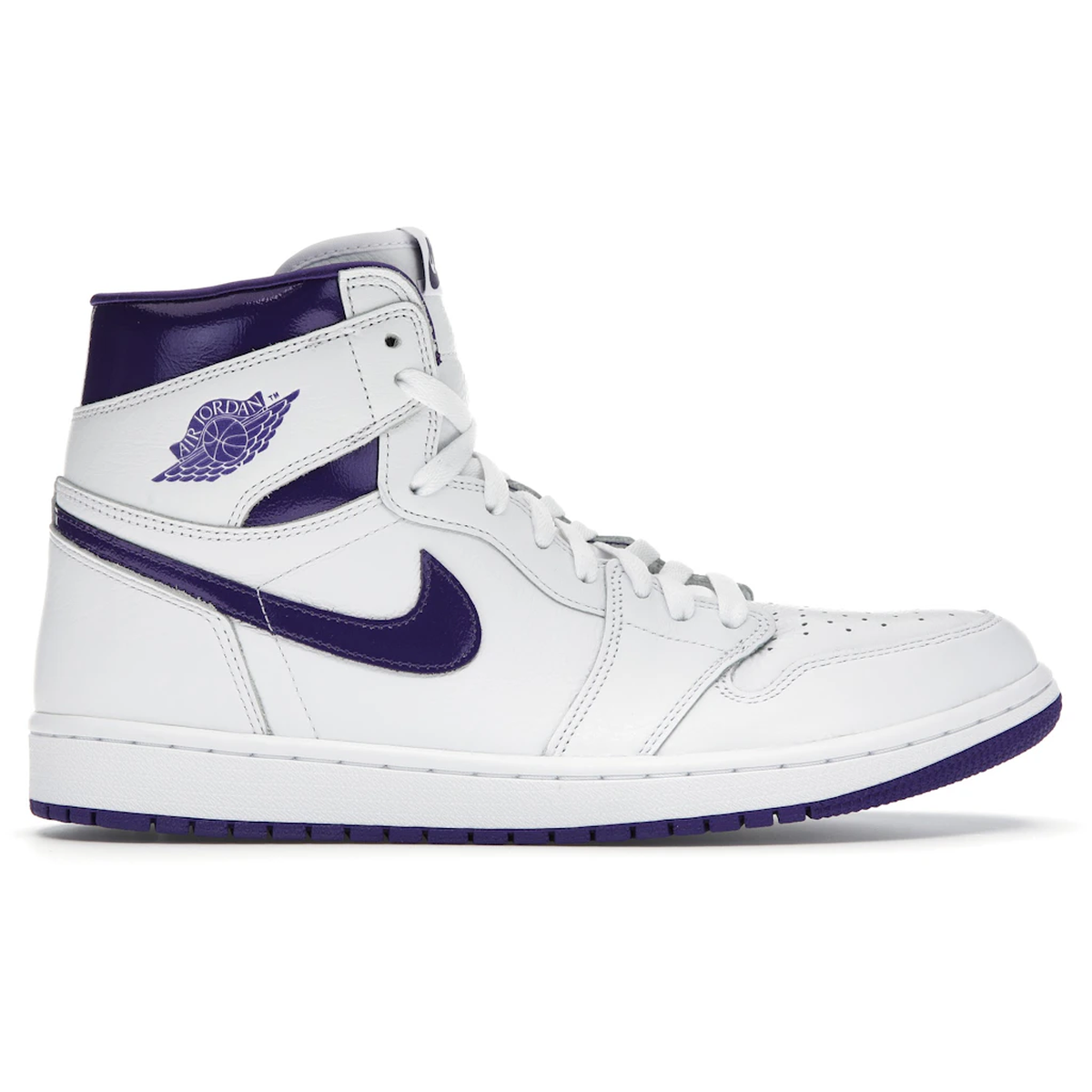 Lilla Air Jordan Retro High Court Purple - Air Sneakers