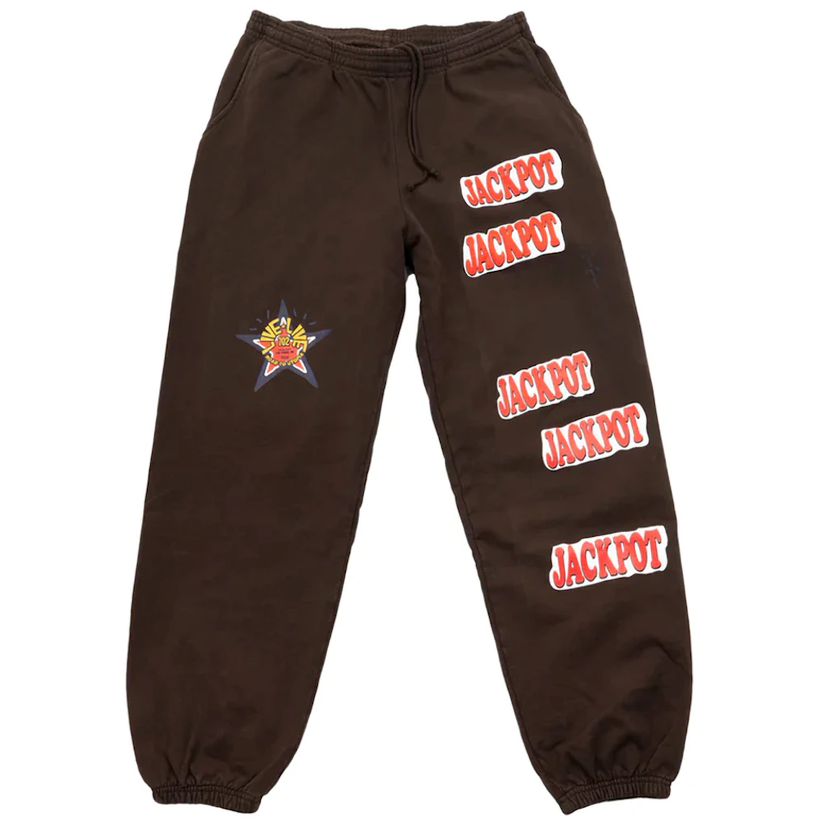 Travis Scott Road Utopia Las Vegas Jackpot Sweatpants Brown - Travis Sneakers