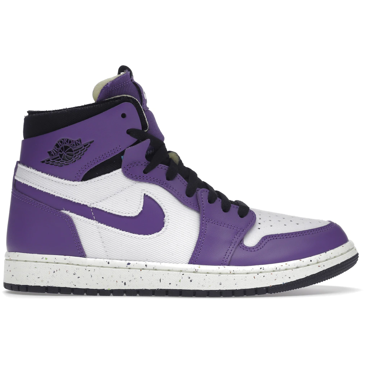 Lilla Air Jordan High Zoom Air Cmft Crater Purple - Air Sneakers