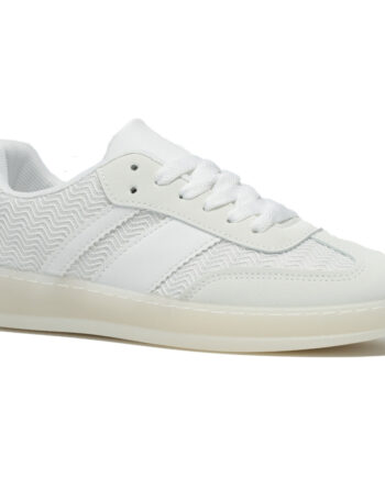 Hvid Caroline Dame Sneakers 1208 White - Shoes Sneakers  - 5715406759425