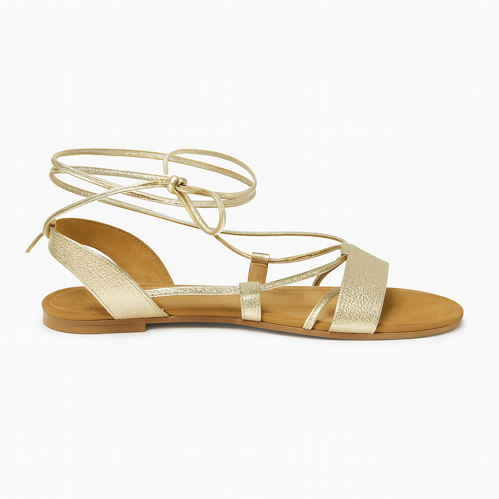 Dame Sandal Guld - Sandaler