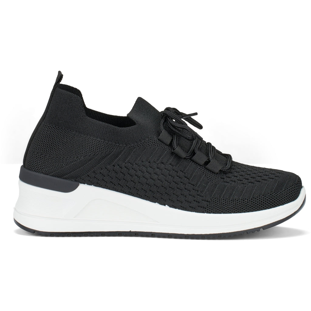 Sort Clarisse Dame Sneakers 1169 Black - Shoes Sneakers - 5715406677521