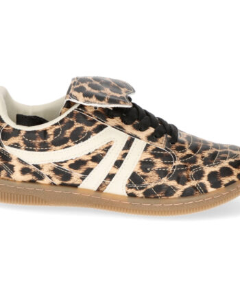 Leopard Claudia Dame Sneakers 1197 - Shoes Sneakers  - 5715406759043