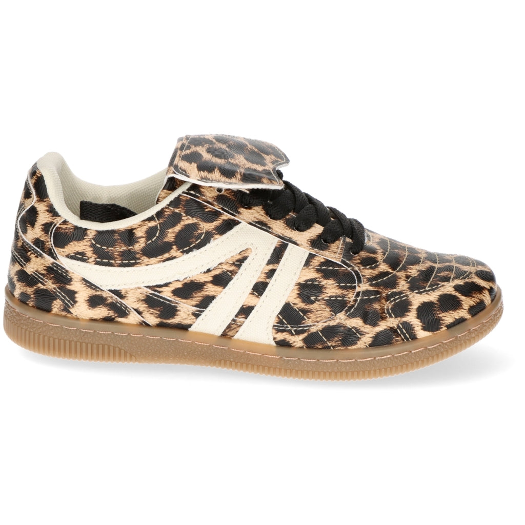 Leopard Claudia Dame Sneakers 1197 - Shoes Sneakers - 5715406759043