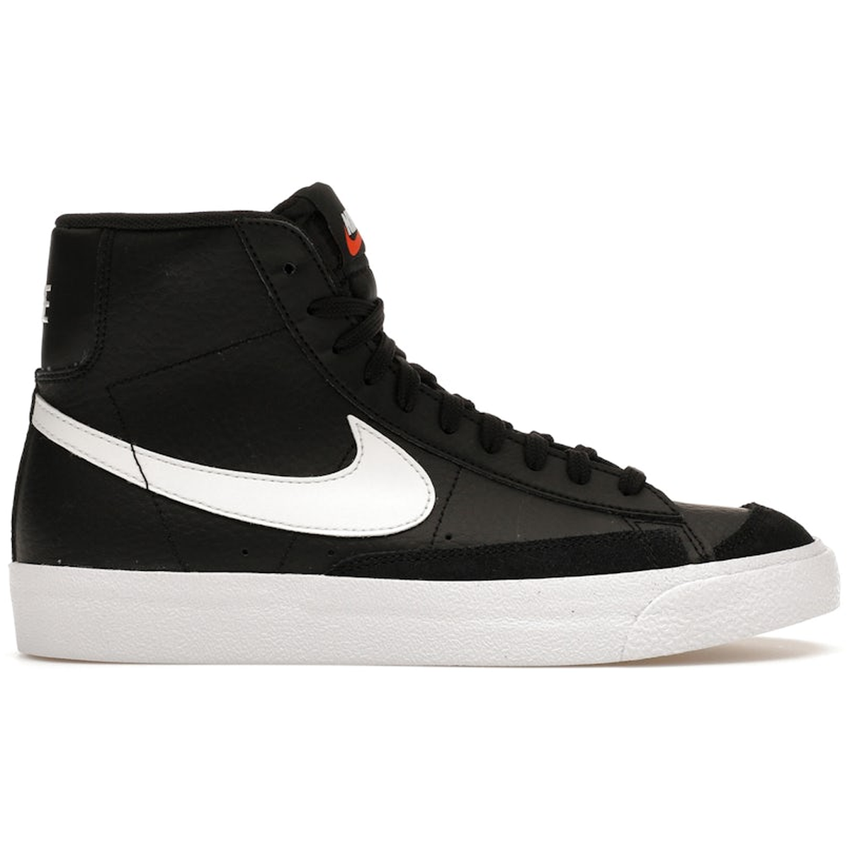 Sort Nike Blazer Mid Black White - Nike Sneakers  - 194499439172