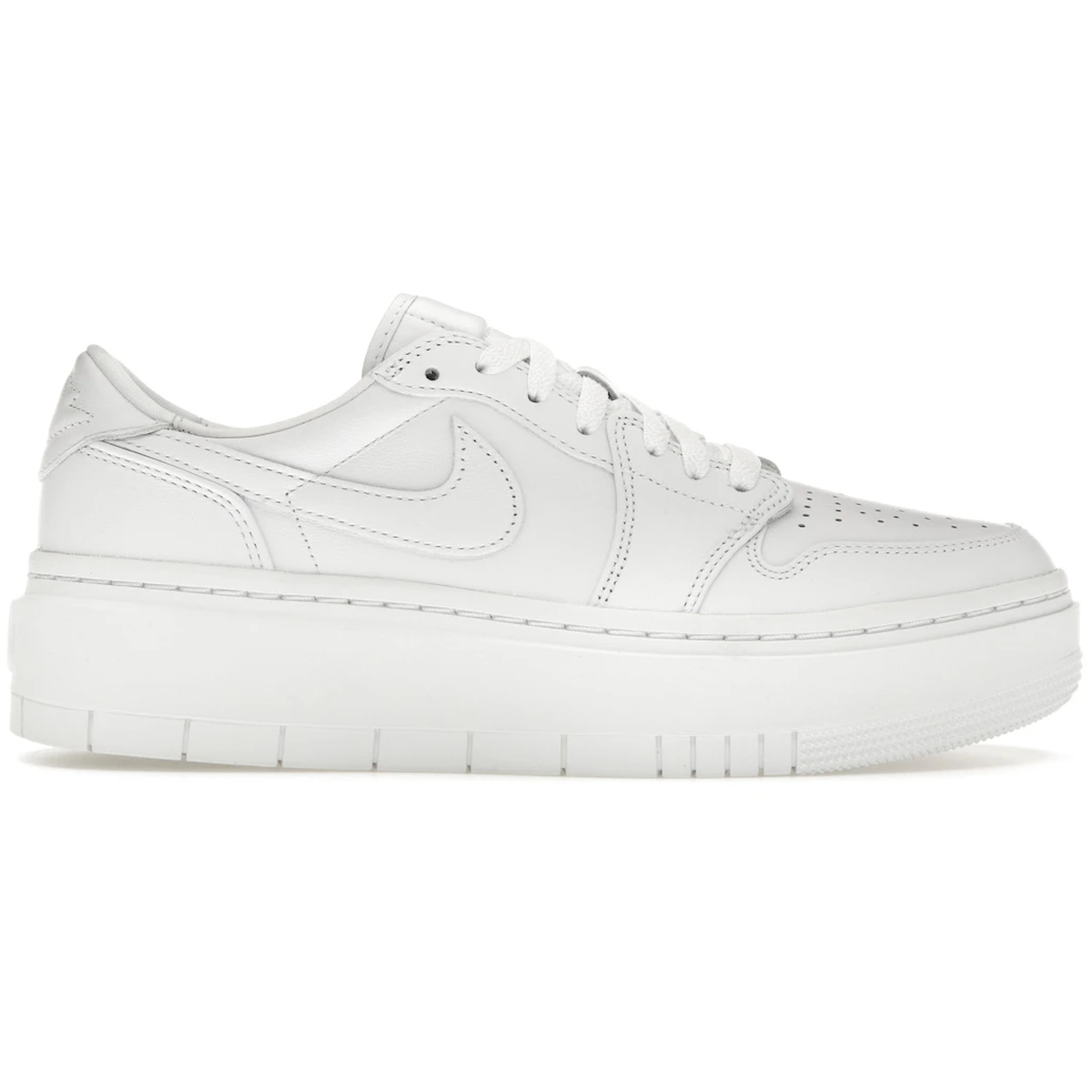 Hvid Air Jordan Elevate Low Triple White - Air Sneakers  - 196975572342