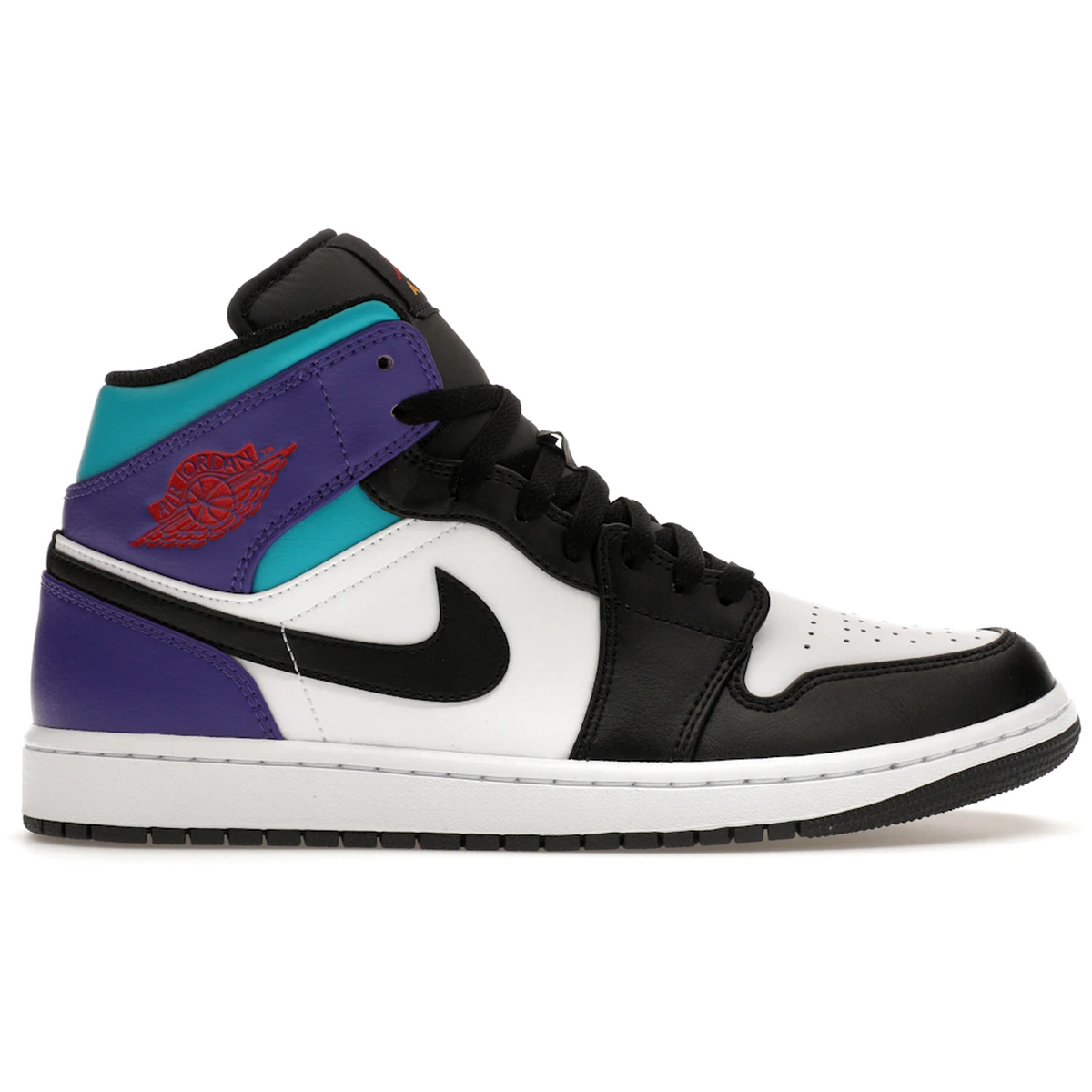 Lilla Air Jordan Mid Court Purple Tropical Twist - Air Sneakers