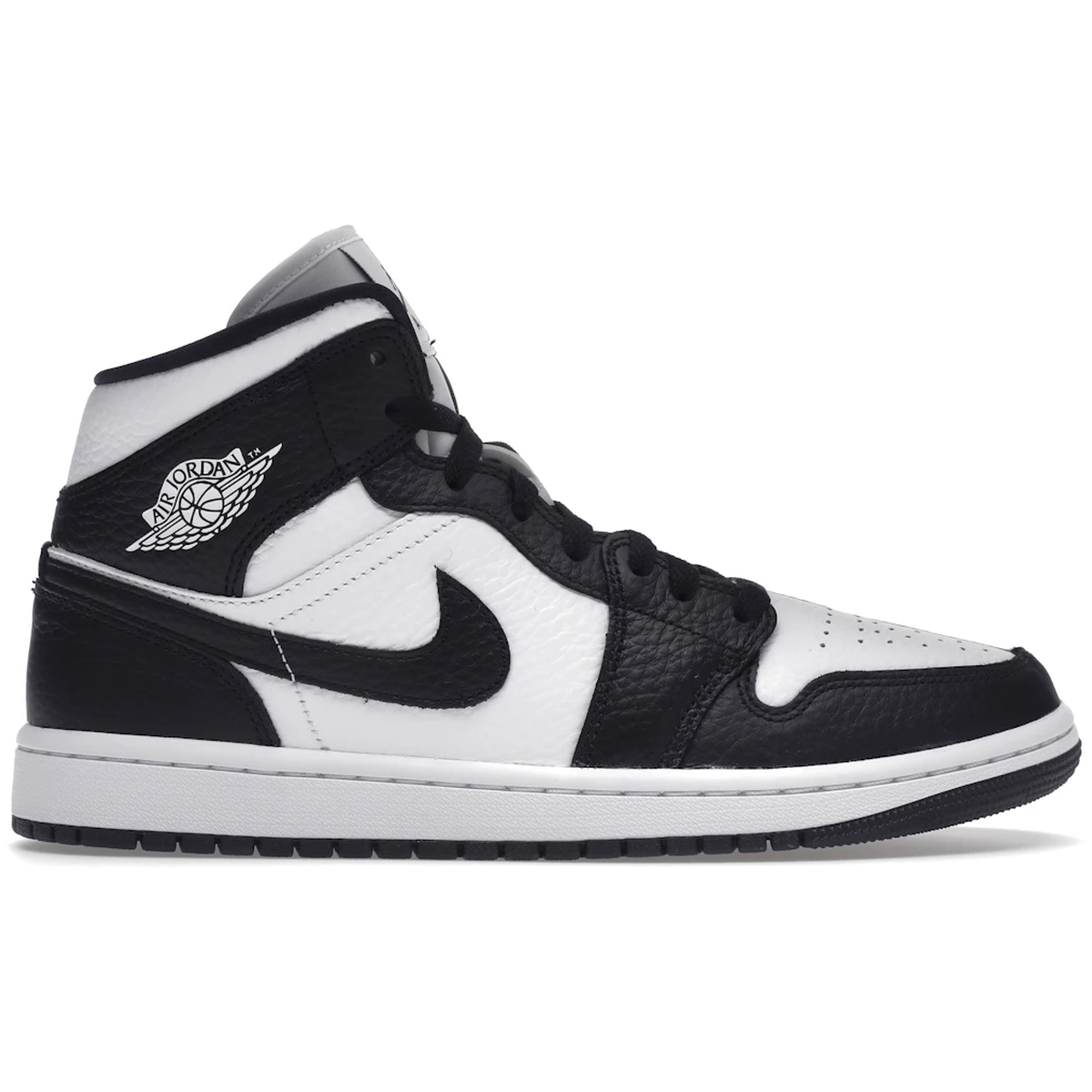 Sort Air Jordan Mid Split Black White - Air Sneakers  - 196148840773