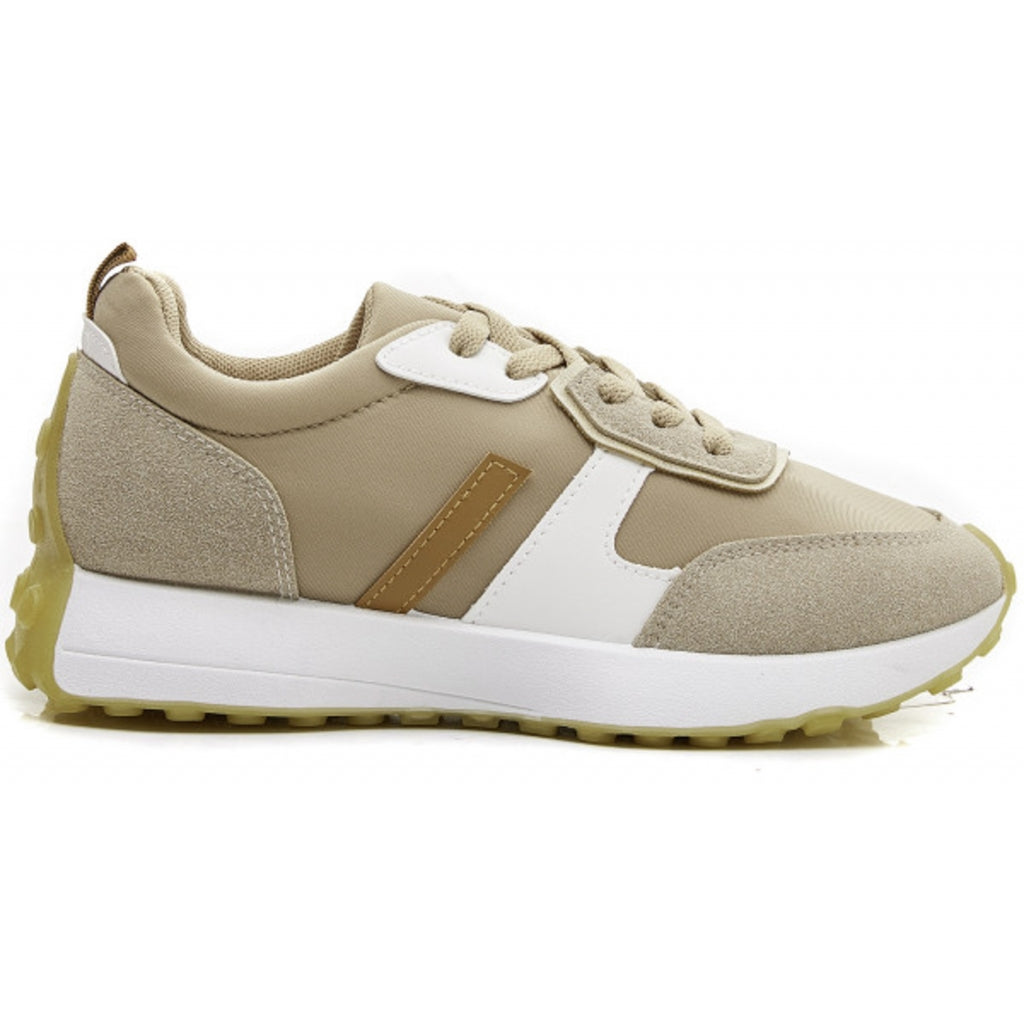Dame Sneakers 6117 Kaki - Shoes Sneakers - 5711614751619