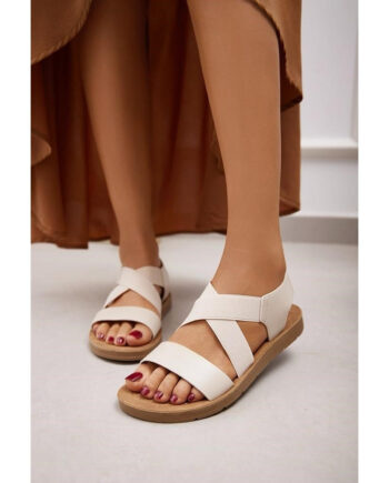 Beige Gry Dame Sandal 1458 - Shoes Sandaler  - 5715406422459