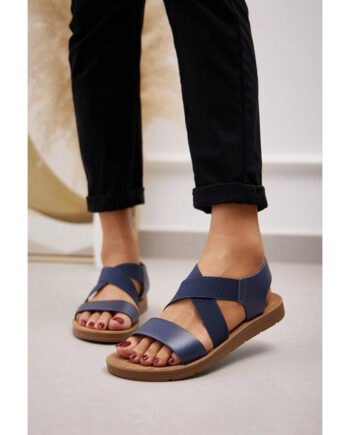 Blå Gry Dame Sandal 1458 Blue - Shoes Sandaler  - 5715406422503