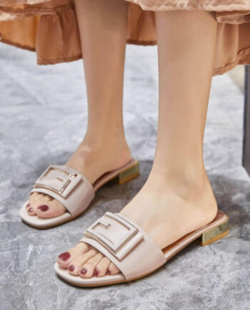 Beige Dame Sandal 3339 - Shoes Sandaler  - 5715406001906