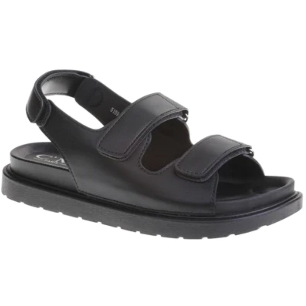 Sort Lippa Dame Sandal 5159 Black - Shoes Sandaler  - 5715406457024