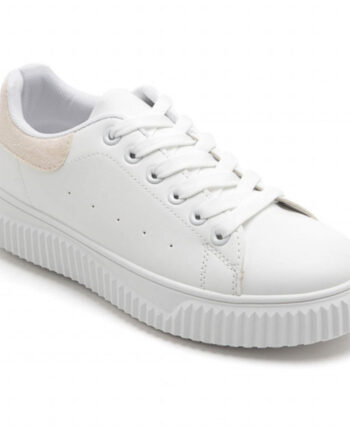 Beige Carla Dame Sneakers 2793 - Shoes Sneakers  - 5715406394985