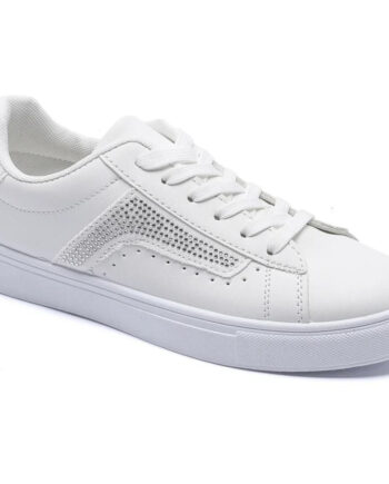 Hvid Malle Dame Sneakers 6450 White - Shoes Sneakers  - 5715406497716