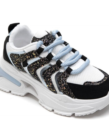 Sort Jette Dame Sneakers 7569 Black - Shoes Sneakers  - 5715406432250