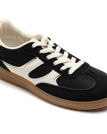 Sort Laura Dame Sneakers 7589 Black - Shoes Sneakers  - 5715406451039
