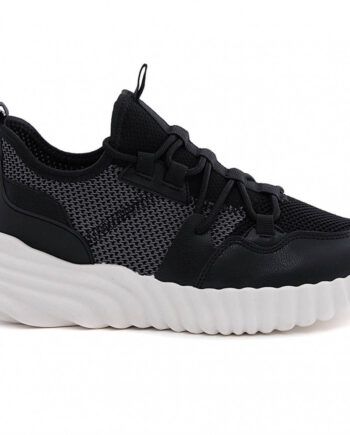 Sort Dame Sneakers 9231 Black - Shoes Sneakers  - 5715406104935