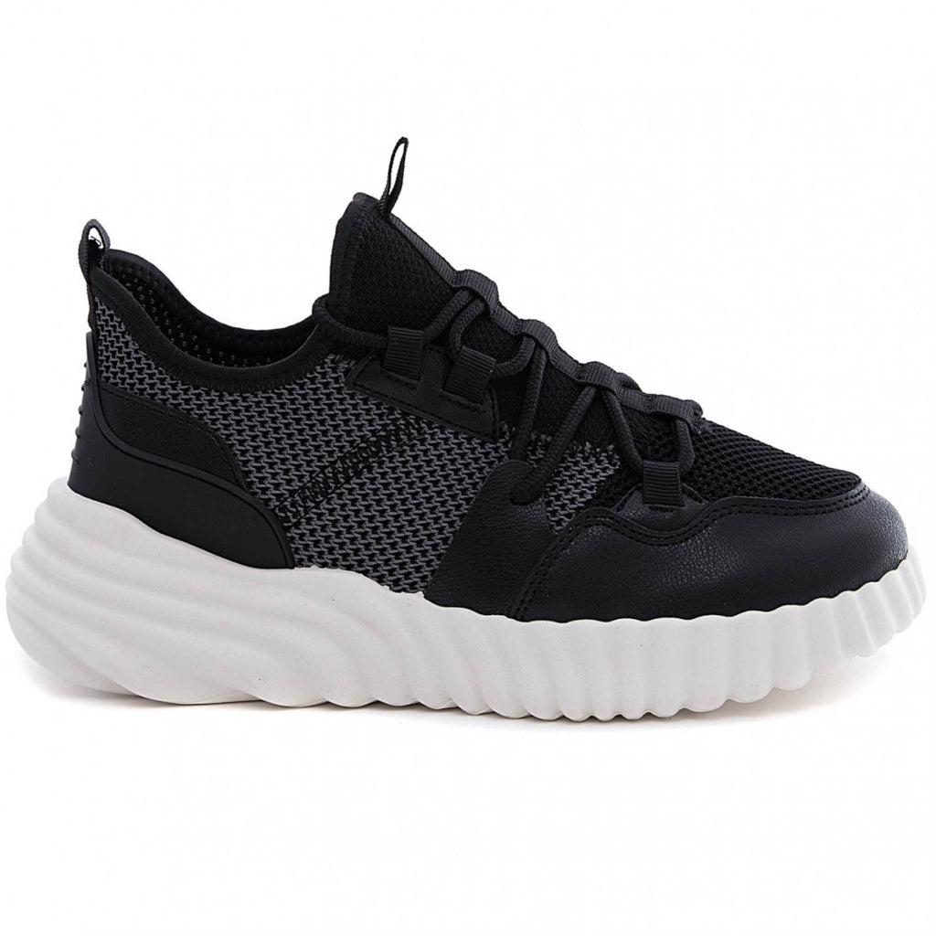 Sort Dame Sneakers 9231 Black - Shoes Sneakers - 5715406104935