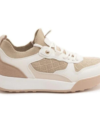 Dame Sneakers 9285 Kaki - Shoes Sneakers  - 5715406265711