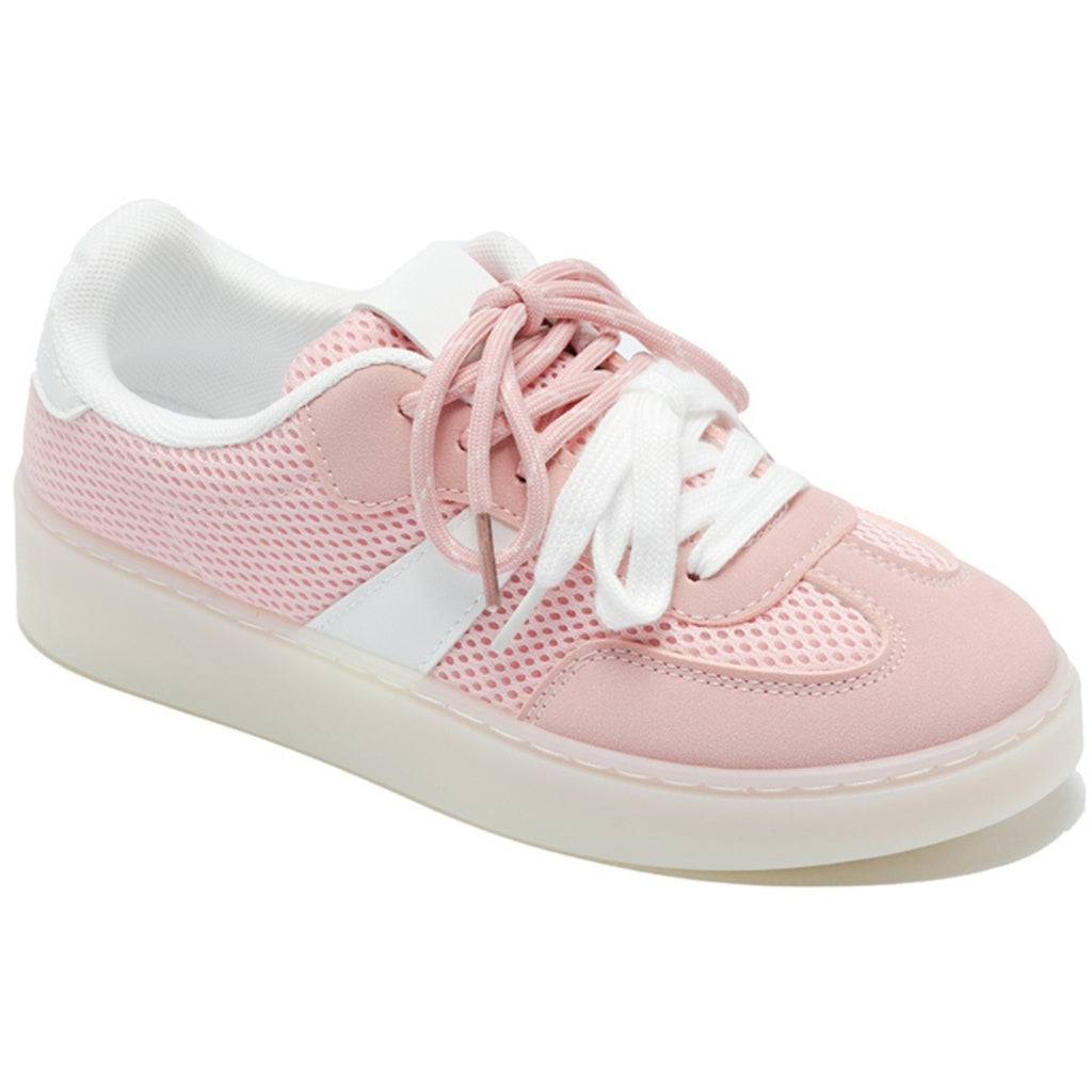 Pink Delia Dame Sneakers 6501 - Shoes Sneakers - 5715406747507