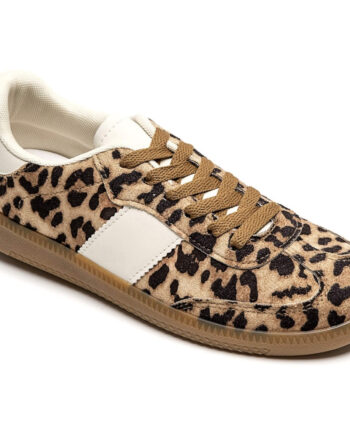 Leopard Elie Dame Sneakers 8965 - Shoes Sneakers  - 5715406717364